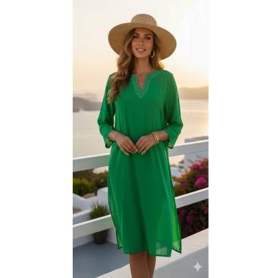 Green Beach kurta Cover Up