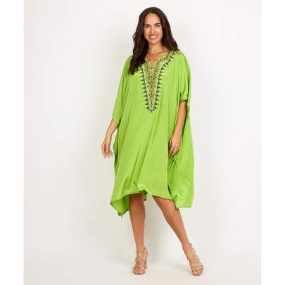 Spring Partywear Embroidery Kaftan