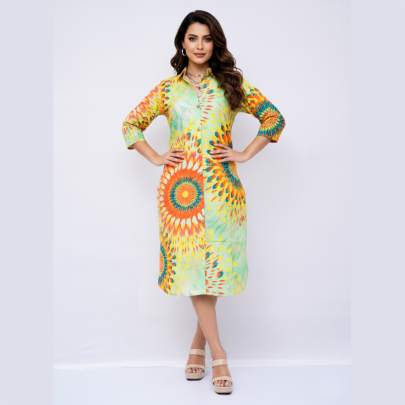 Mandala Multi Colour Kurti