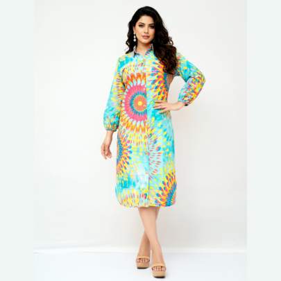 Mandala Multi Colour Kurti