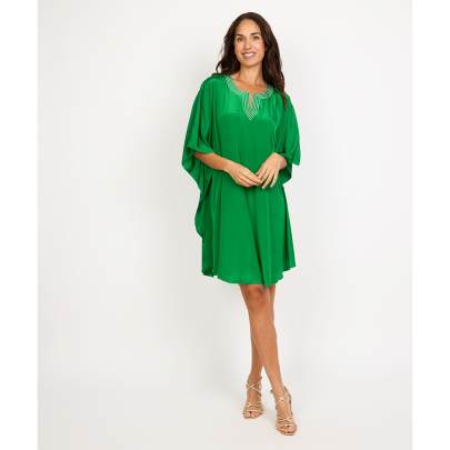 Thread Work Green Kaftan