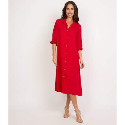 Rayon White Buttoned Kurta