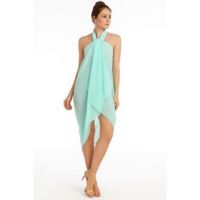 Light Blue Pareo with Buckle