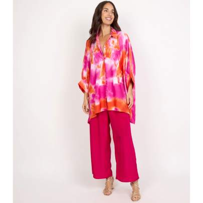 Tie Dye Print Kaftan Pant Set